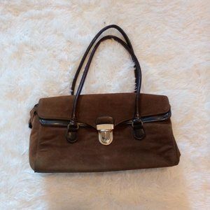 Vintage Suede Shoulder Bag